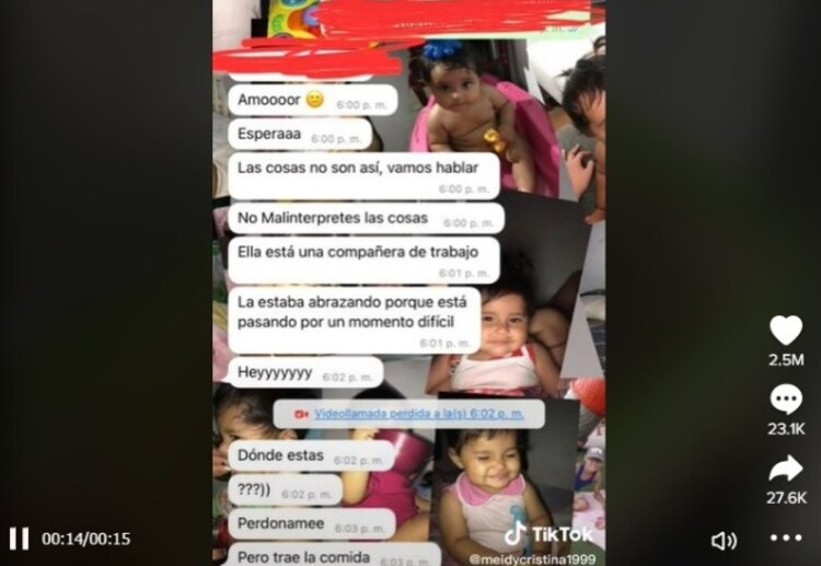 Supuesta conversación con el novio.