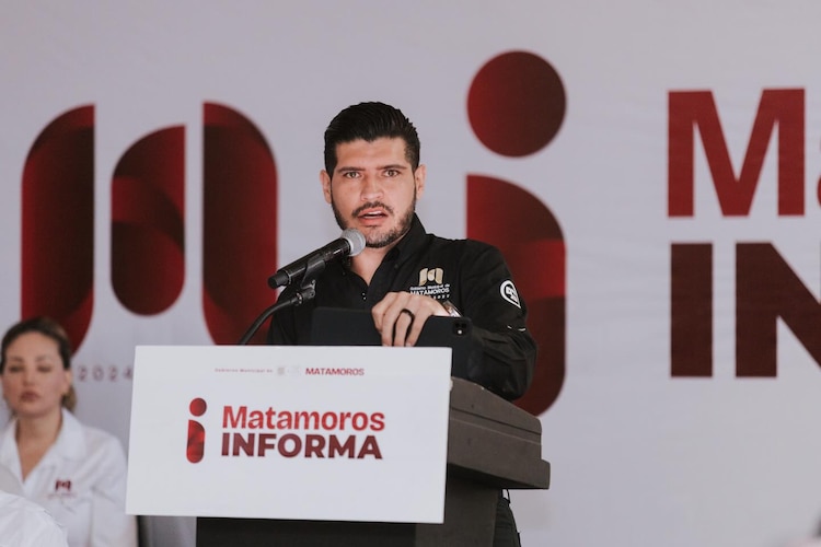 Beto Granados, alcalde de Matamoros, Tamaulipas.