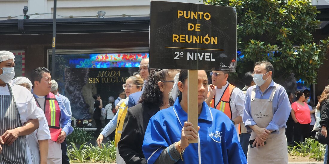 Este marte se realizó el Simulacro Nacional.