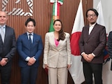 Tere Jiménez se reúne con Chiaki Kobayashi, director general de la oficina de JICA en México.