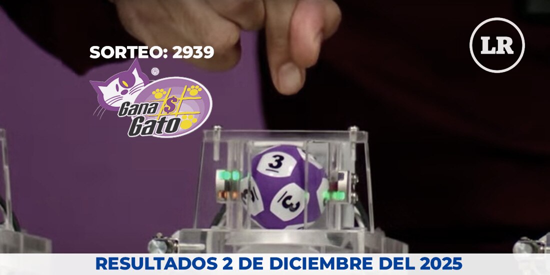 Resultados del Gana Gato 2939 del 2 de diciembre del 2025.