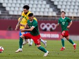 Una acción del duelo entre Brasil y México, de los Juegos Olímpicos de Tokio 2020