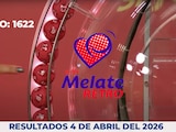 Resultados del Melate Retro en su sorteo 1622, celebrado este 4 de abril del 2026.