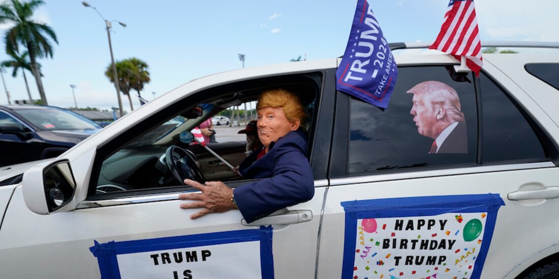 Simpatizantes del expresidente expresan su apoyo a Trump el fin de semana.