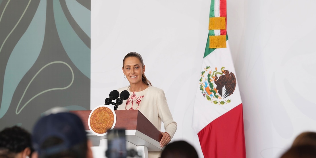 Claudia Sheinbaum desde Veracruz.