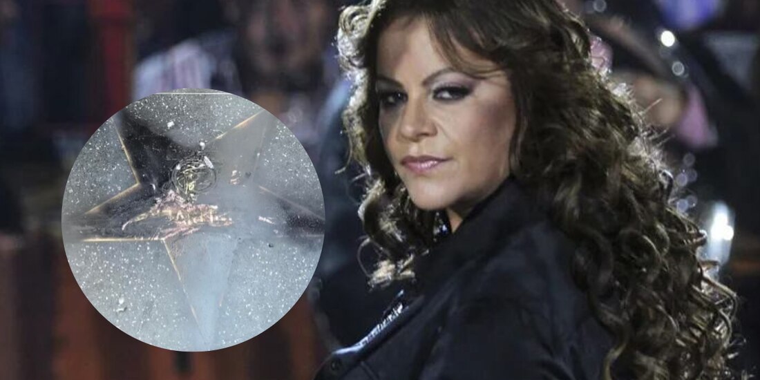 Vandalizan la estrella de Jenni Rivera en el Paseo de la Fama de Hollywood.