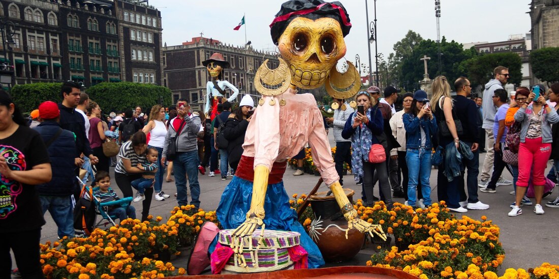 Mega Ofrenda en el Zócalo, 2023.