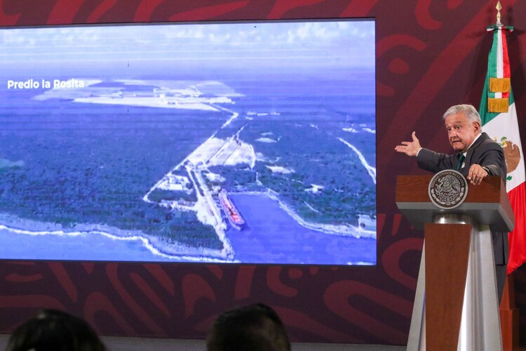 AMLO habló sobre terrenos de Calica en su conferencia matutina de este miércoles.