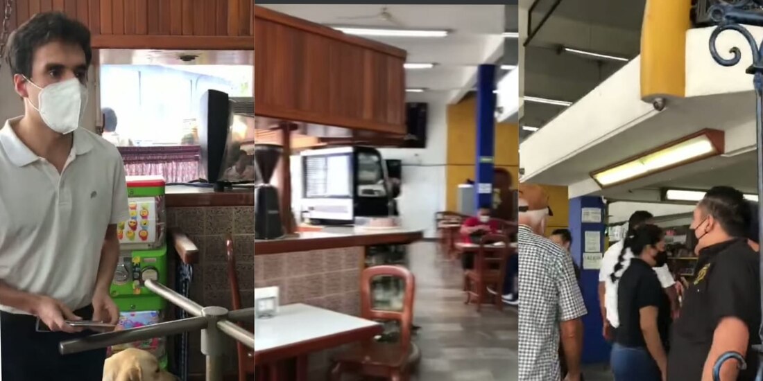 "No lo estoy discriminando", asegura uno de los trabajadores del restaurante.