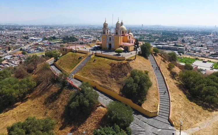 La hermosa Gran Pirámide de Cholula es la más grande del mundo.