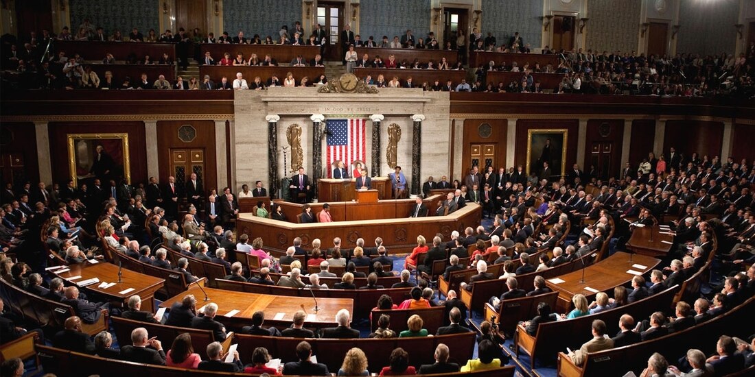 Una imagen del Congreso de los Estados Unidos