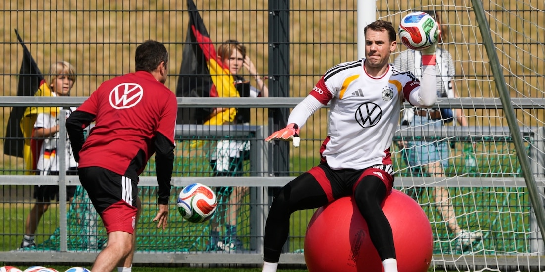 Manuel Neuer entrena con Alemania previo al debut en la Copa del Mundo 2026