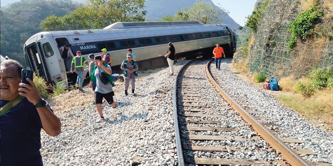 Tren Interoceánico, en el Istmo de Tehuantepec, Oaxaca, el 28 de diciembre.