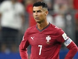 Cristiano Ronaldo durante el partido ante España.