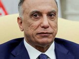 En la imagen, el primer ministro de Irak, Mustafa al-Kazemi
