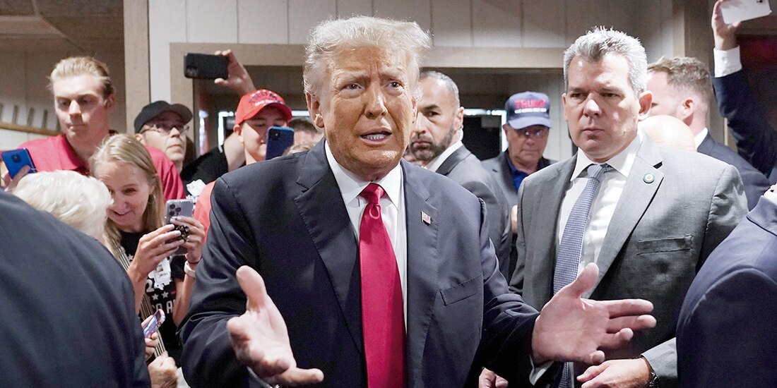 El expresidente, en una reunión con simpatizantes en Iowa, el pasado 1 de junio.