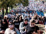 Miles protestan contra elección de Trump para Corte Suprema en "Marcha de las Mujeres"