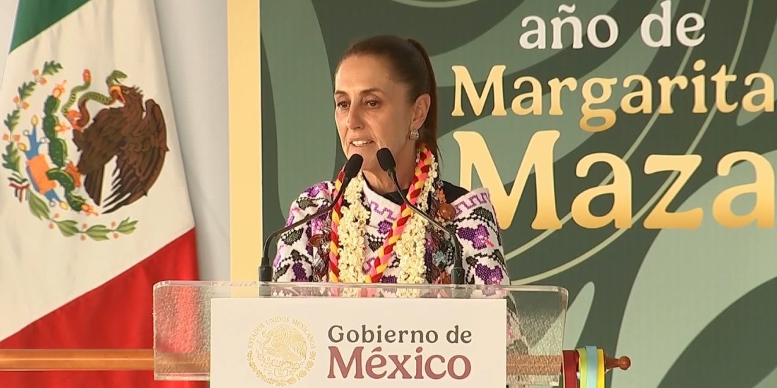 ‘Las conquistas del pueblo no se van a echar nunca para atrás’, afirma Sheinbaum en el Edomex.