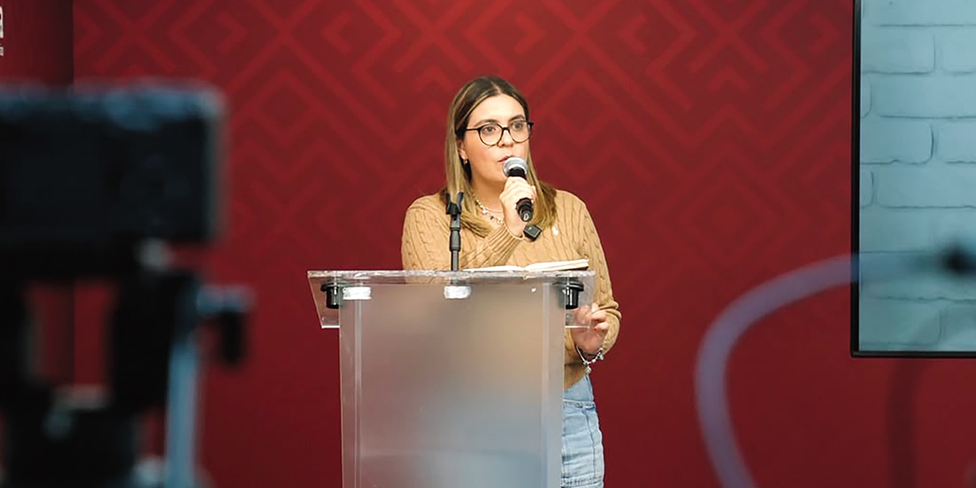 CECILIA VADILLO en conferencia de prensa