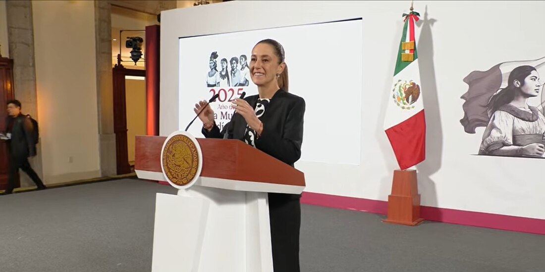 Claudia Sheinbaum, Presidenta de México, este jueves 2 de octubre en Palacio Nacional.
