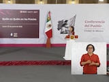 Iván Escalante en Palacio Nacional este lunes.