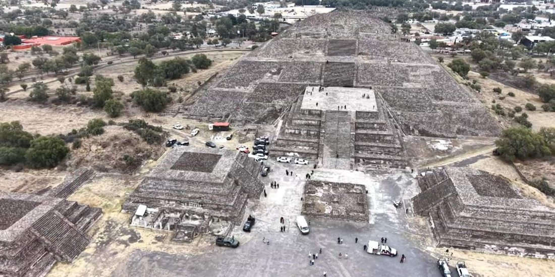 Zona arqueológica en el Estado de México.