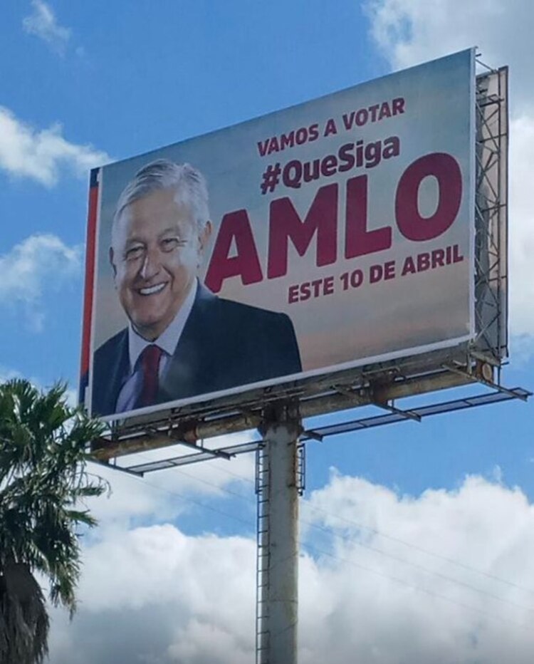 Espectaculares sobre la revocación, fueron colocados en tres entidades.