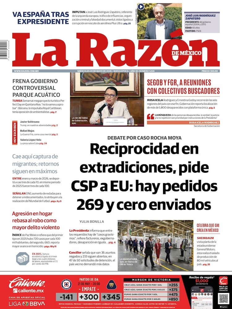 La Razón 20 de mayo 2026