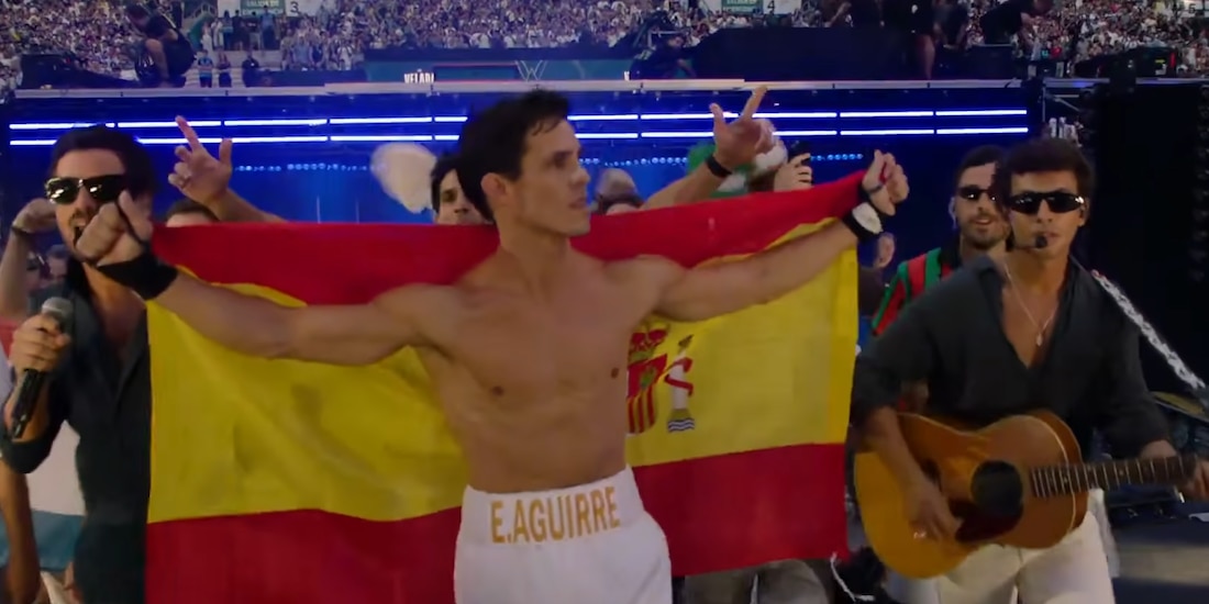 Edu Aguirre entrando a la velada del año 2026