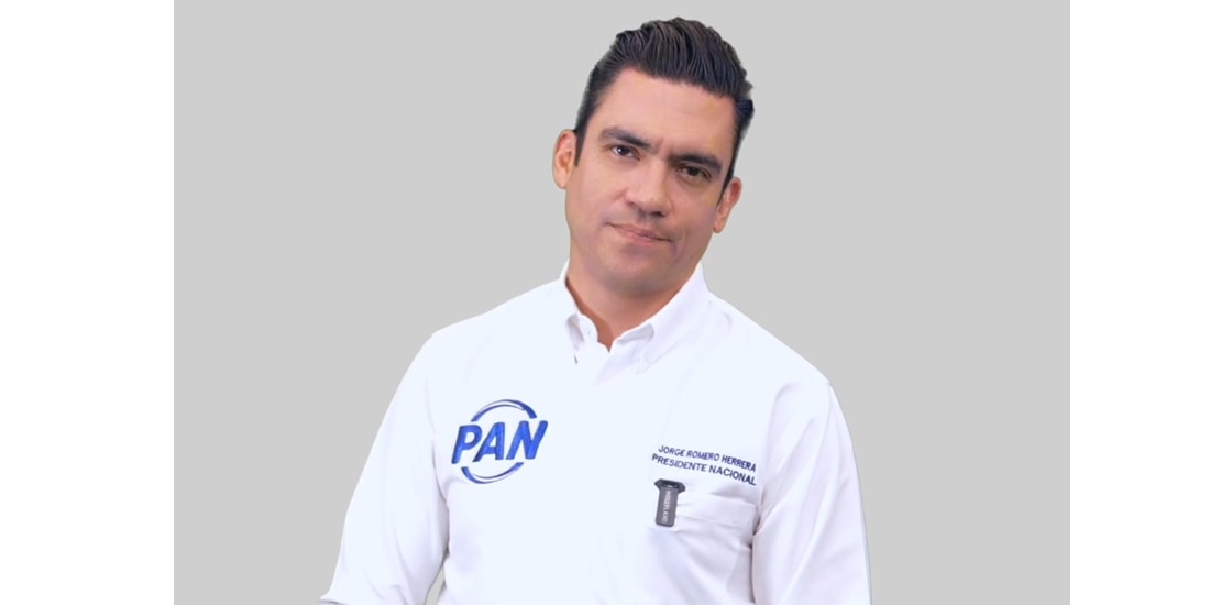 JORGE ROMERO Herrera, dirigente nacional del PAN