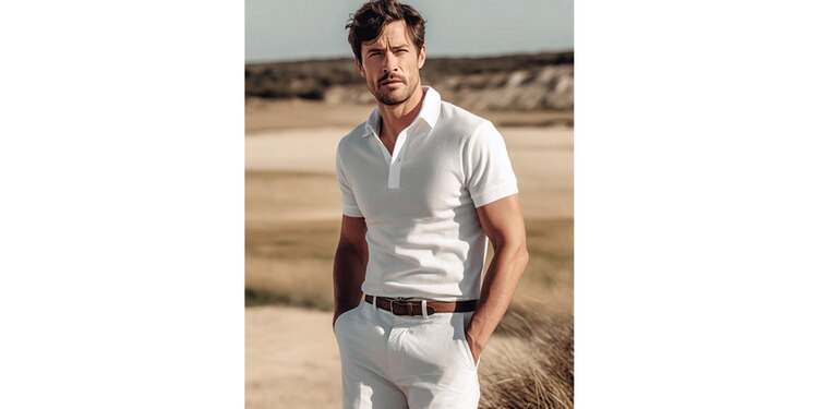 EN HOMBRES, puedes crear una paleta suave y luminosa combinando tonos blancos con grises o beiges.