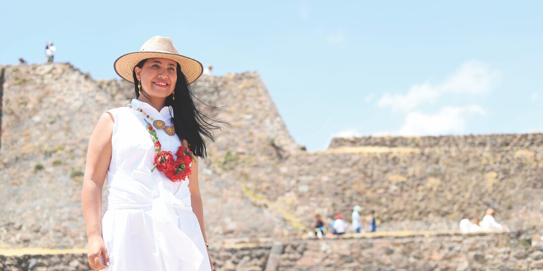 La titular de Turismo del Edomex, Nelly Carrasco, en una imagen de archivo.