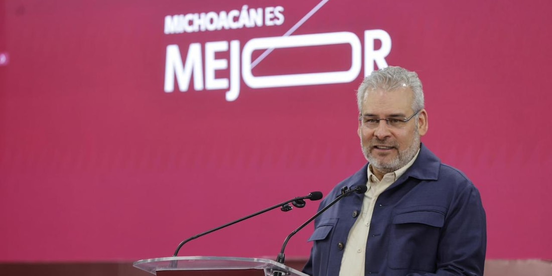 El gobernador michoacano, Alfredo Ramírez Bedolla