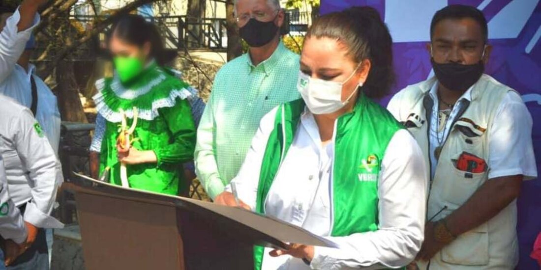 Elo Cárdenas, candidata a diputada local por el Distrito V de Querétaro del Partido Verde Ecologista de México (PVEM)