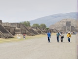 ELEMENTOS de la Guardia Nacional,
en Teotihuacán, el 22 de abril.