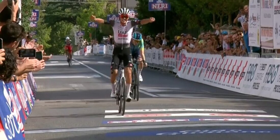 Isaac del Toro triunfa en el Gran Premio Industria y Artigianato en Italia