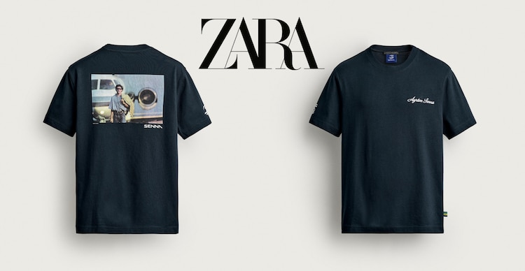 Camiseta Zara Ayrton Senna