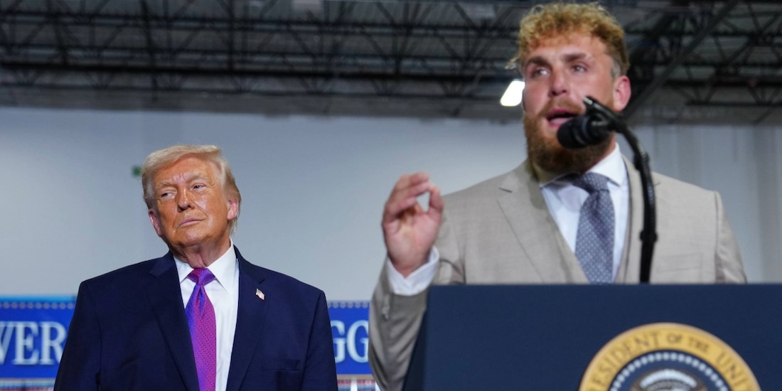 Donald Trump baila con Jake Paul tras respaldar su futura carrera política