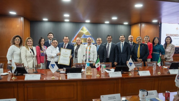 La presentación de la cartera de desarrollo económico se realizó ante los integrantes del Consejo Directivo Nacional de la Concanaco Servytur en la Ciudad de México (CDMX).