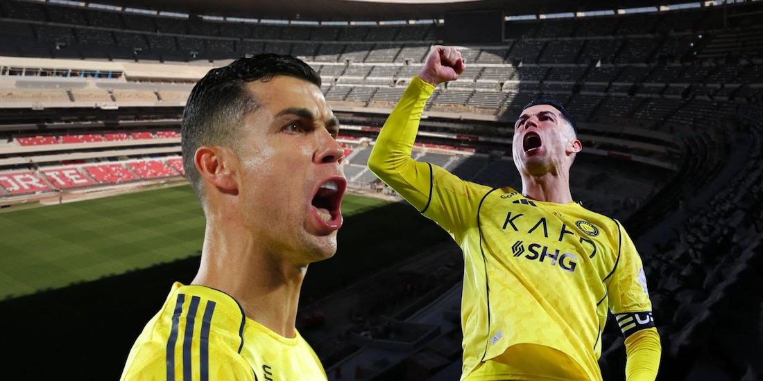 Cristiano Ronaldo si viene al Estadio Azteca.