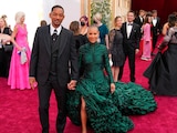 Will Smith y Jada Pinkett Smith durante los premios Oscar 2022