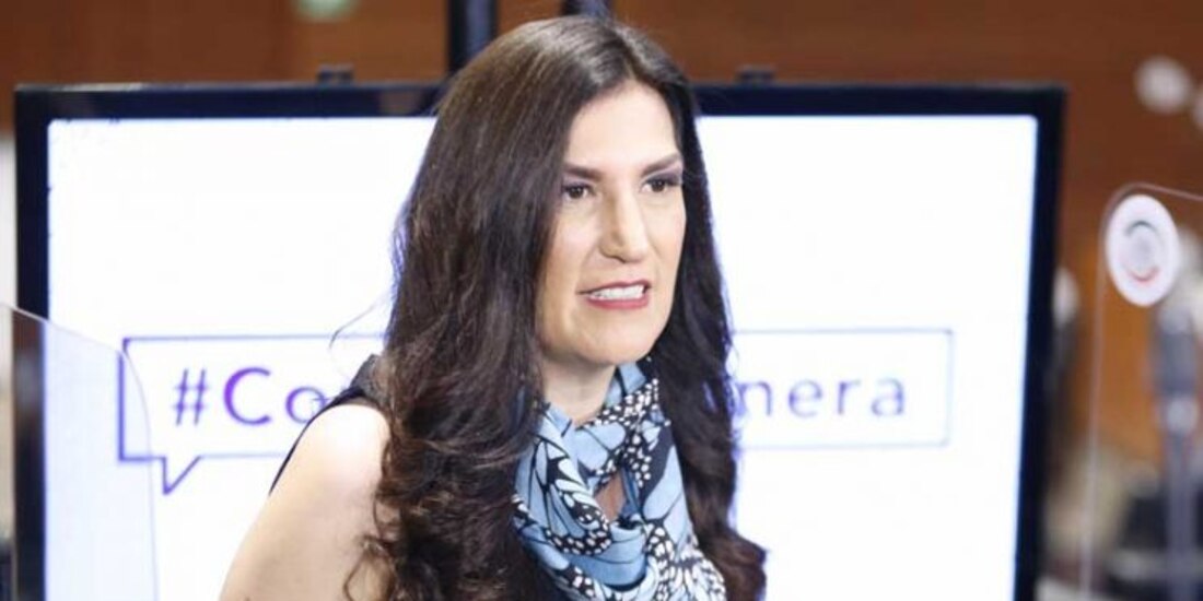 La senadora Kenia López Rabadán en imagen de archivo.