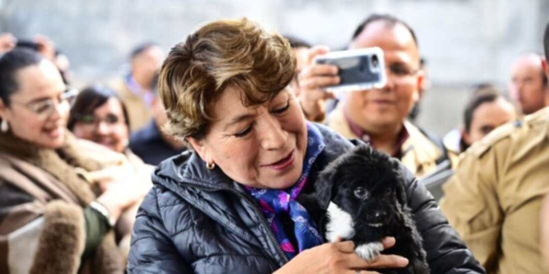 La gobernadora del Edomex, Delfina Gómez, en imagen de archivo