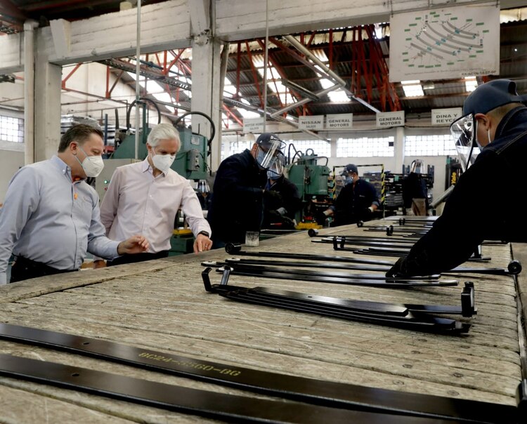 Del Mazo pidió a las empresas del Edomex tomar como ejemplo a Rassini en cuanto a la implementación de protocolos sanitarios