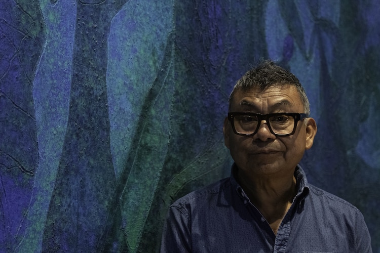 El artista oaxaqueño muestra su obra en el Museo de San Ildefonso, el 9 de agosto.