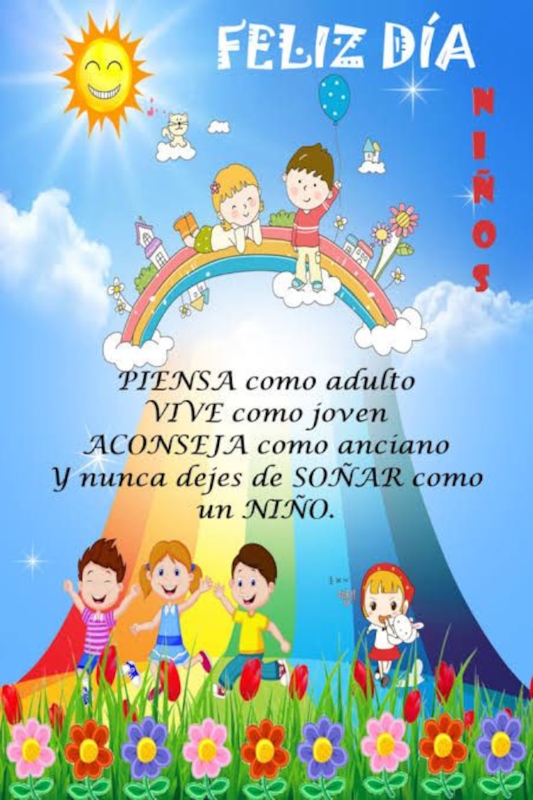 Imágenes con frases del Día del Niño para enviar a adultos
