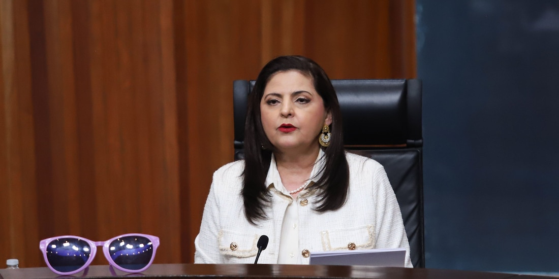 Mónica Soto, magistrada presidenta del TEPJF, en la sesión del miércoles.