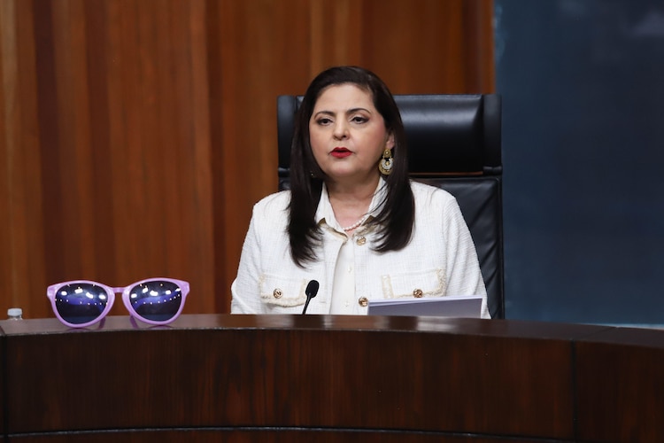 Mónica Soto, magistrada presidenta del TEPJF, en la sesión del miércoles.