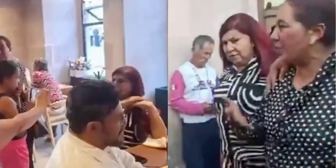 campesinos confrontan a morenistas en Zacatecas