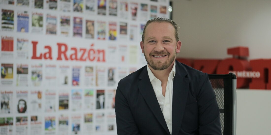 Santiago Taboada, en entrevista con La Razón, ayer.